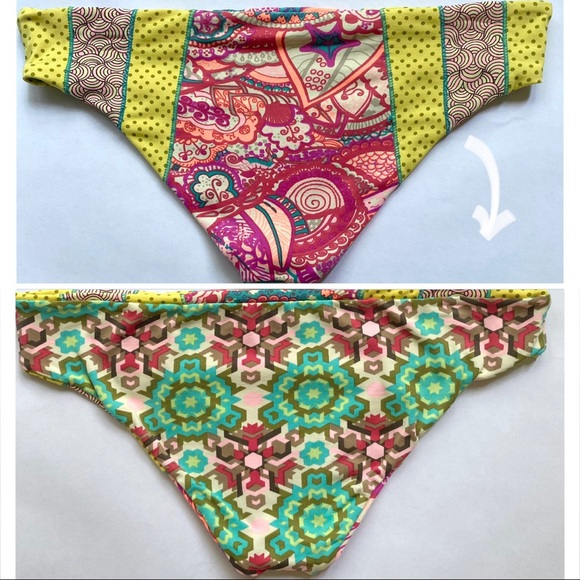 Reversible print triangle bikini set! - Picture 5 of 5